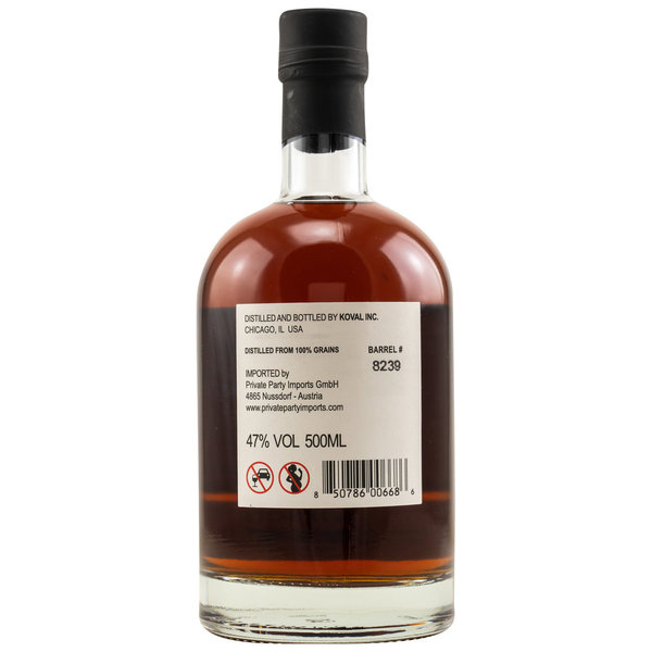 Koval Single Barrel Wheat Whiskey #8239 47% (Kirsch Exclusiv/USA)