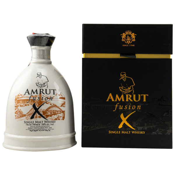 Amrut Fusion X 50%  (2020/Indien) (OVP leicht beschädigt)