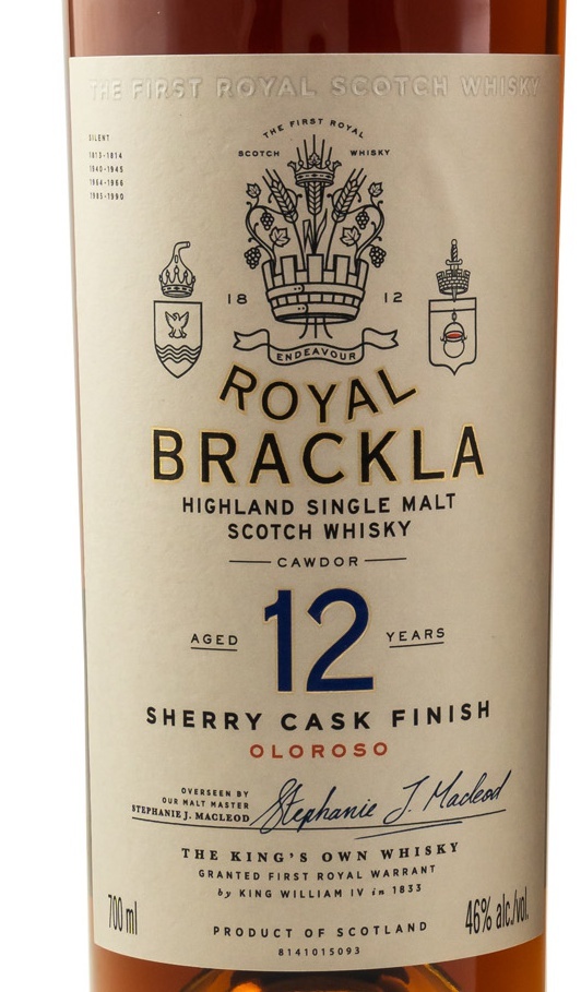 Royal Brackla 12 Jahre 46% (Neues Design 2021)