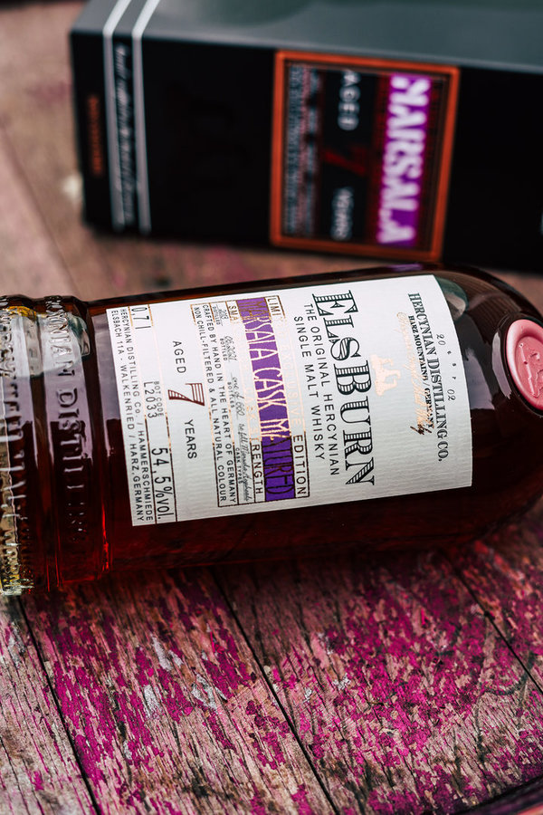 Elsburn Marsala Cask Matured, Original Hercynian Single Malt Whisky 54,5% (2021)