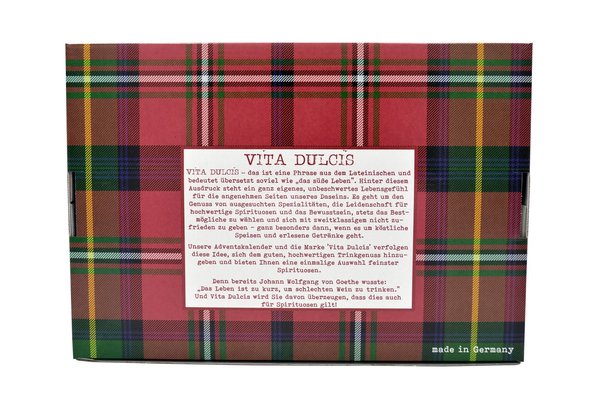 Adventskalender Whisky Klassik 2021 Edition mit 24x0,02l (Vita Dulcis)
