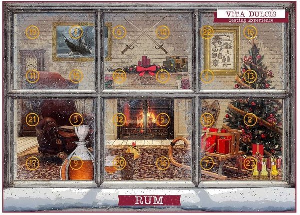 Adventskalender Rum Klassik Edition 2021 mit 24x0,02l (Vita Dulcis)