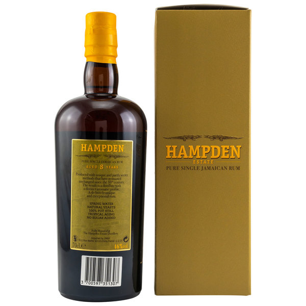 Hampden Estate 8 Jahre Pure Single Jamaican Rum 46% (Rum)