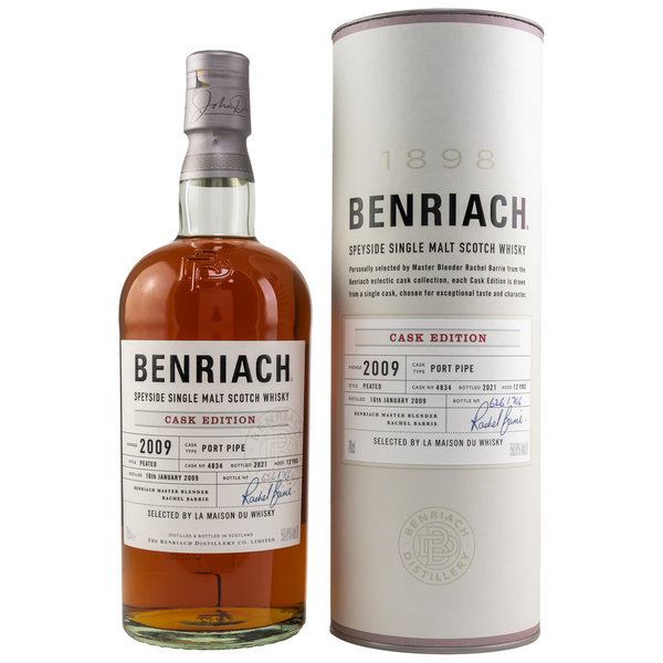 Benriach 2009/2021 Peated Port Single Cask Conquete #4834 59,8%