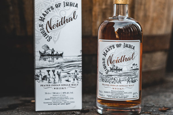 Amrut Neidhal - Single Malts of India - Peated Indian Single Malt Whisky 46% (Indien)