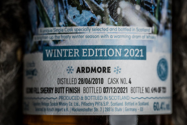 Ardmore 2010/2021 Single Cask Seasons Winter 2021 #4 60,4% (Signatory Vintage)