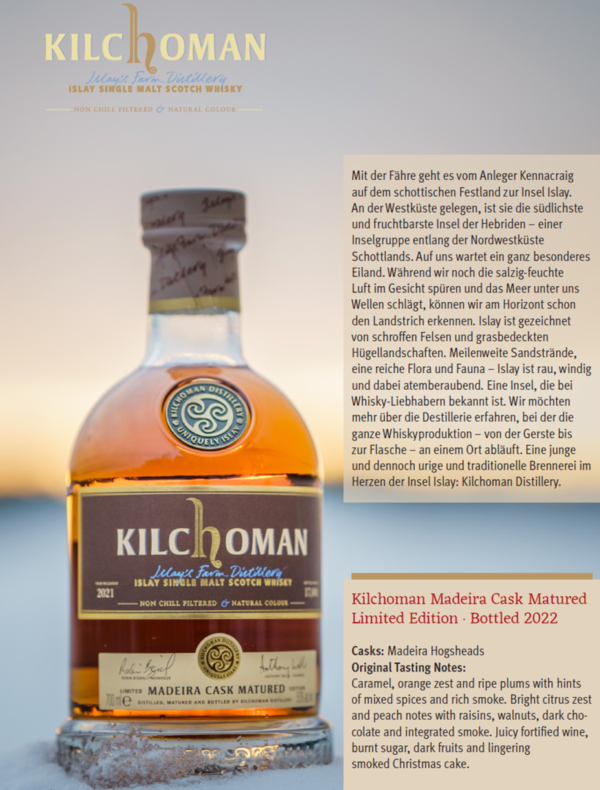 Kilchoman Madeira Cask Limited Edition 50% (2021)