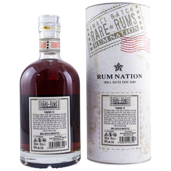 Diamond 2005/2020 Rare Rum Nation Small Batch 59% (Rum)
