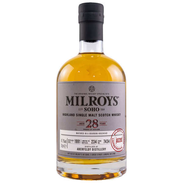 Aberfeldy 1991 28 Jahre Milroys - Limited Edition 47,7% (2022)