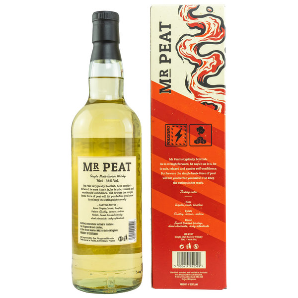 Mr Peat Single Malt Scotch Whisky 46% (Fox Fitzgerald)