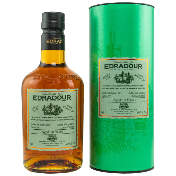 Edradour 2011/2022 Chardonnay Cask #395 60,4% (Exclusiv Kirsch)
