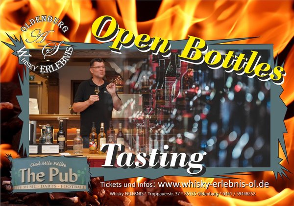 Whisky Tasting Event "Open Bottles" Sa 28.01.2023 - The Pub!