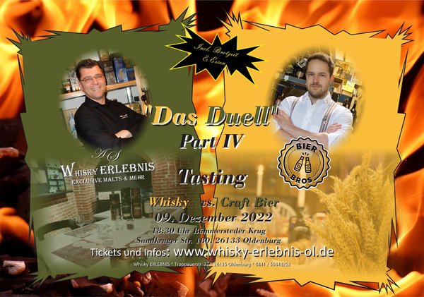 Whisky vs. Craft Bier Tasting "Das Duell" Part IV - Fr 09.12.2022 - Bümmersteder Krug!