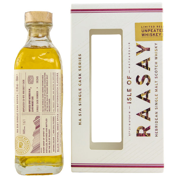 Isle of Raasay Unpeated 1st Fill Rye Whiskey Cask 19/245 61,6% (2022)