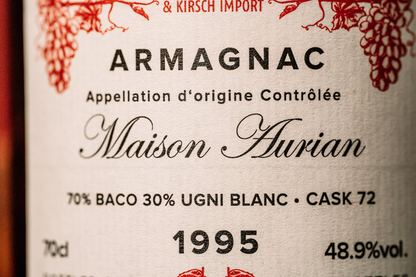 Armagnac Maison Aurian 1995 GrapeDiggaz 48,9% (Wu Dram Clan & Kirsch  Import)