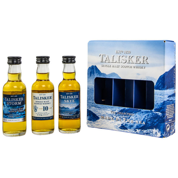 Talisker Miniaturen Pack 3x0,05 10J, Storm, Skye 45,8% 0,15L (Miniatur/Sortiment/Set)