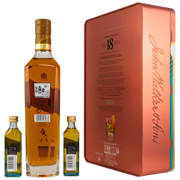 Johnnie Walker The Ultimate 18 Jahre 40% + 2 Blue Label Minis a 5cl
