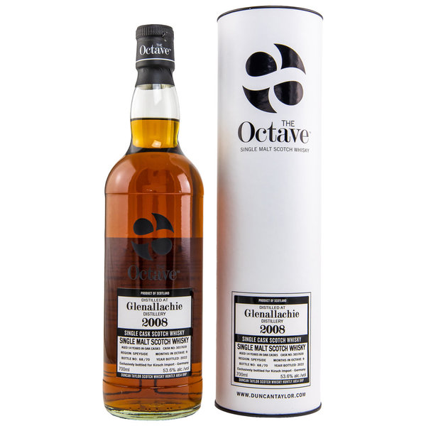 GlenAllachie 2008/2022 Sherry Octave #3037639 53,6% (Exclusiv Germany/Duncan Taylor)