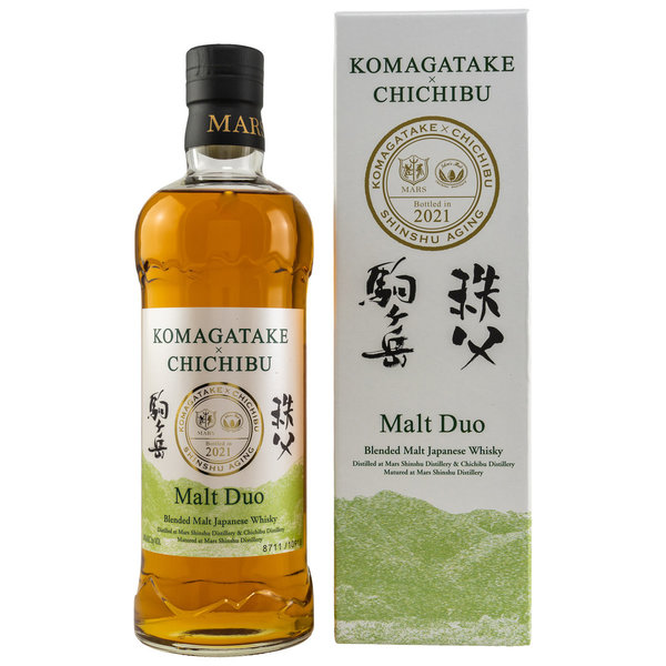 Mars Whisky Malt Duo - Komagatake x Chichibu 2021 54% (Japan)