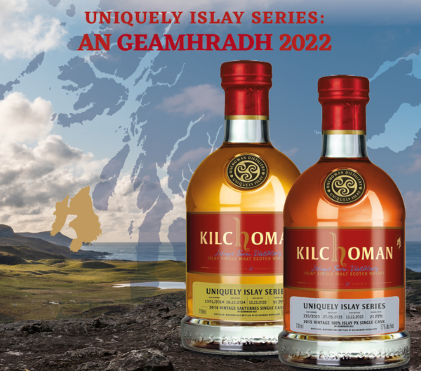 Kilchoman 2014/2022 Uniquely Islay Series Sauternes Cask 1001/2014 56,8% (2022/AN GEAMHRADH)