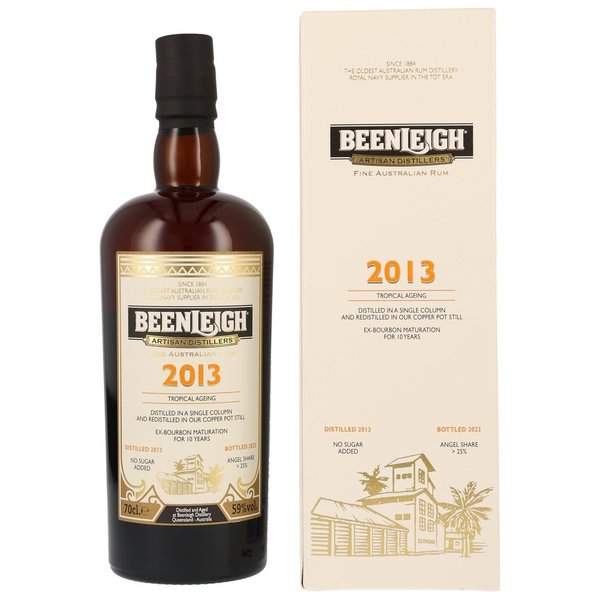 Beenleigh 2013/2023 Rum 10 Jahre Tropical Aging 59% (Rum)